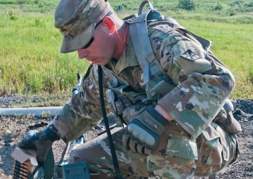 463rd/ 844th EN BNs weapons' fire