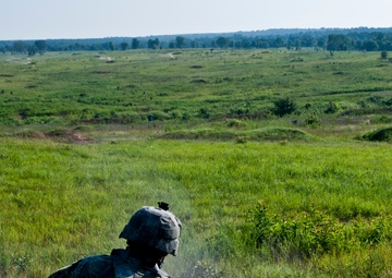 463rd/ 844th EN BNs weapons' fire