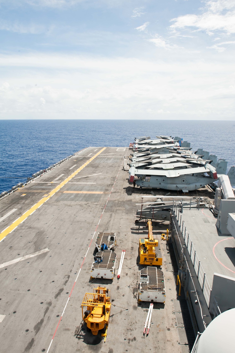 USS America Sailors drill during general quarters