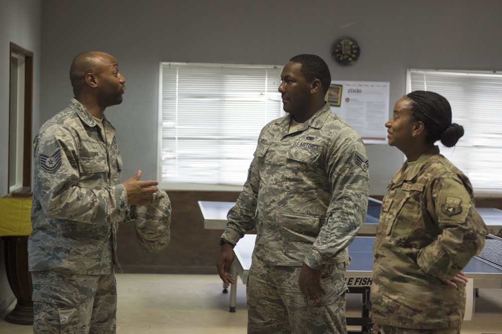 Airmen Revisit Chief Shadowing Program at Al Udeid Air Base