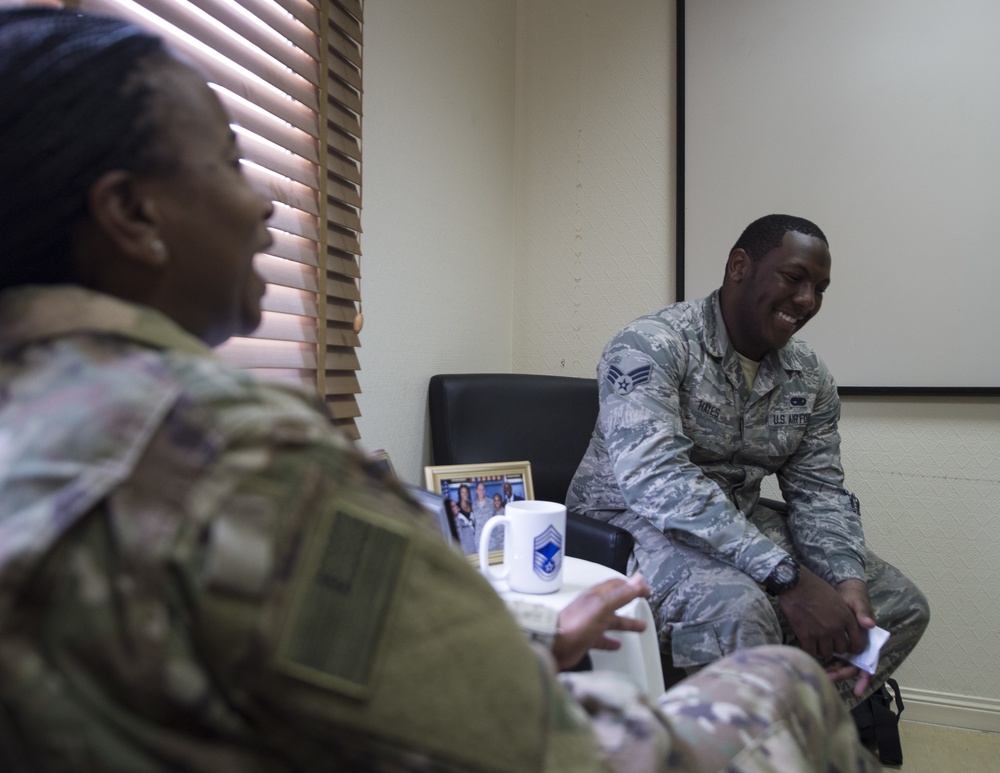 Airmen Revisit Chief Shadowing Program at Al Udeid Air Base