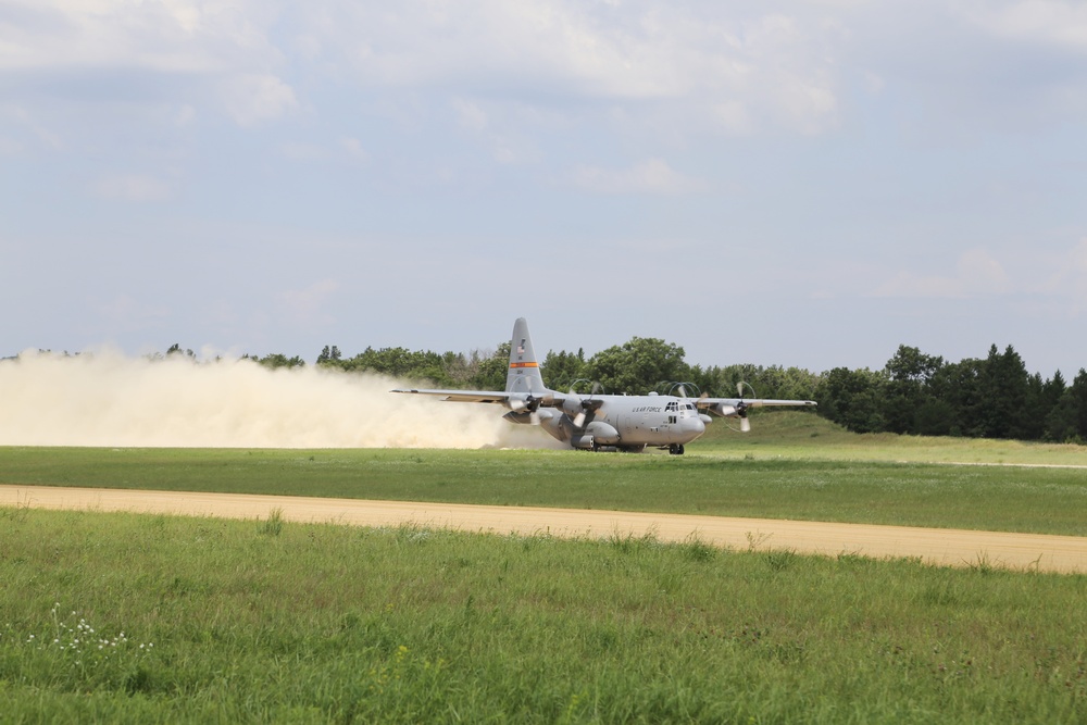 C-130 Hercules Ops for Patriot North 2017 Exercise at Fort McCoy