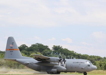 C-130 Hercules Ops for Patriot North 2017 Exercise at Fort McCoy