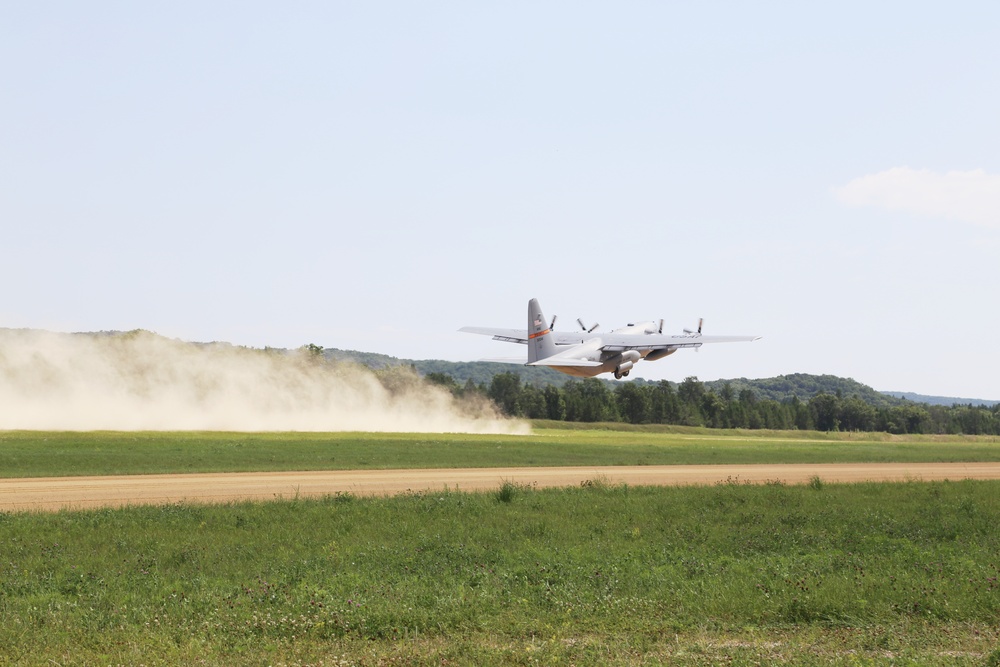 C-130 Hercules Ops for Patriot North 2017 Exercise at Fort McCoy