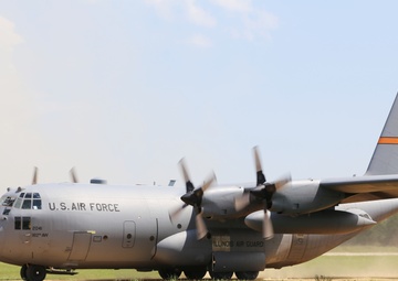 C-130 Hercules Ops for Patriot North 2017 Exercise at Fort McCoy
