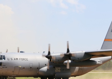 C-130 Hercules Ops for Patriot North 2017 Exercise at Fort McCoy