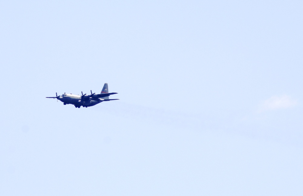 C-130 Hercules Ops for Patriot North 2017 Exercise at Fort McCoy