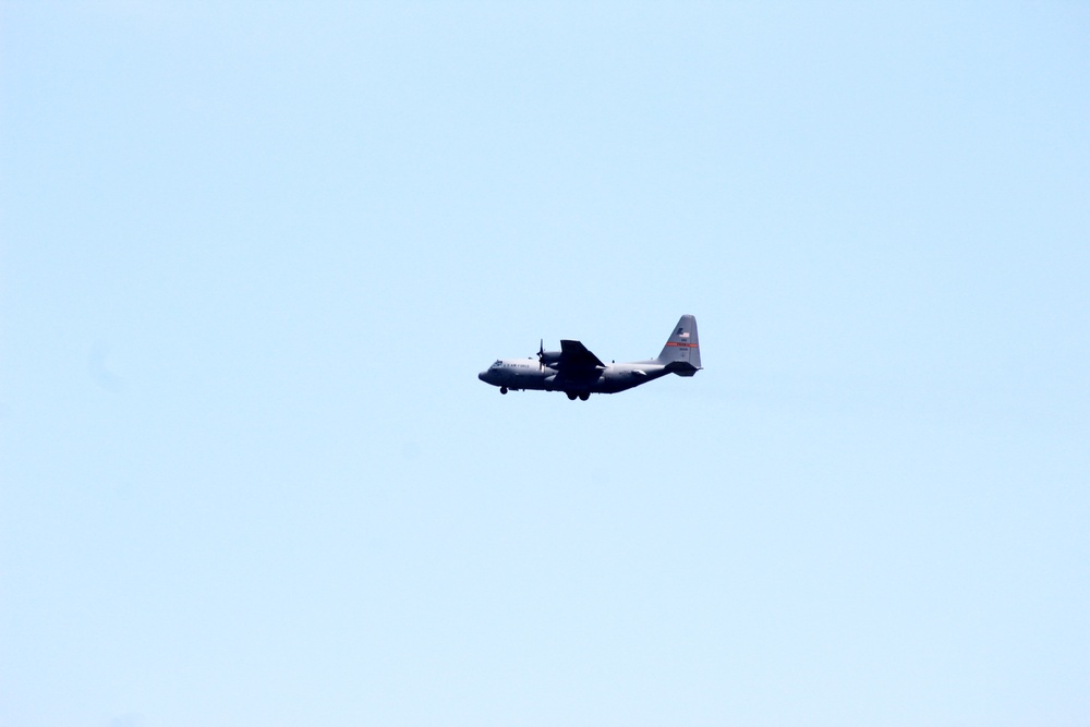 C-130 Hercules Ops for Patriot North 2017 Exercise at Fort McCoy