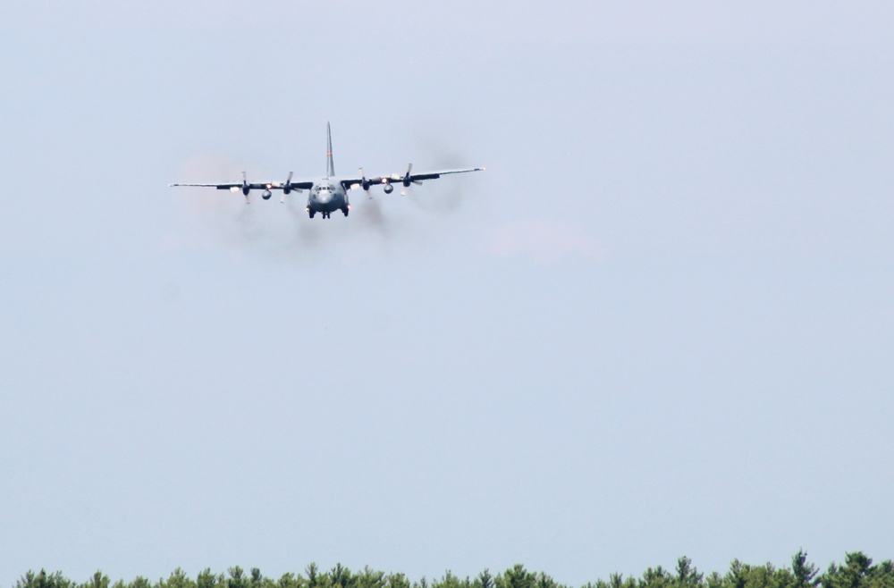 C-130 Hercules Ops for Patriot North 2017 Exercise at Fort McCoy