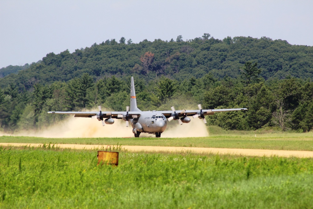 C-130 Hercules Ops for Patriot North 2017 Exercise at Fort McCoy