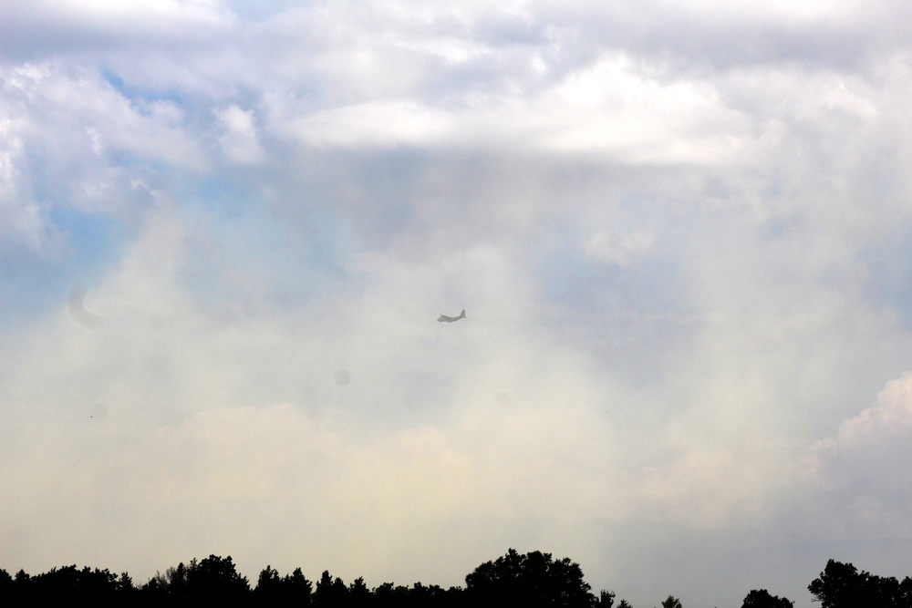 C-130 Ops for Patriot North 2017 Exercise at Fort McCoy