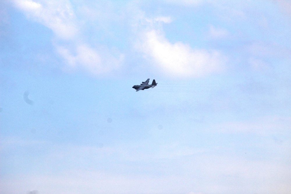 C-130 Ops for Patriot North 2017 Exercise at Fort McCoy