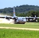 C-130 Ops for Patriot North 2017 Exercise at Fort McCoy