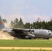C-130 Ops for Patriot North 2017 Exercise at Fort McCoy