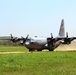 C-130 Ops for Patriot North 2017 Exercise at Fort McCoy
