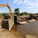 Work to remove West Silver Wetland Dam to improve stream habitat at Fort McCoy