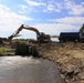 Work to remove West Silver Wetland Dam to improve stream habitat at Fort McCoy