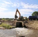 Work to remove West Silver Wetland Dam to improve stream habitat at Fort McCoy