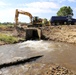 Work to remove West Silver Wetland Dam to improve stream habitat at Fort McCoy