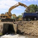 Work to remove West Silver Wetland Dam to improve stream habitat at Fort McCoy