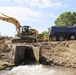 Work to remove West Silver Wetland Dam to improve stream habitat at Fort McCoy