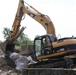 Work to remove West Silver Wetland Dam to improve stream habitat at Fort McCoy