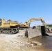 Work to remove West Silver Wetland Dam to improve stream habitat at Fort McCoy