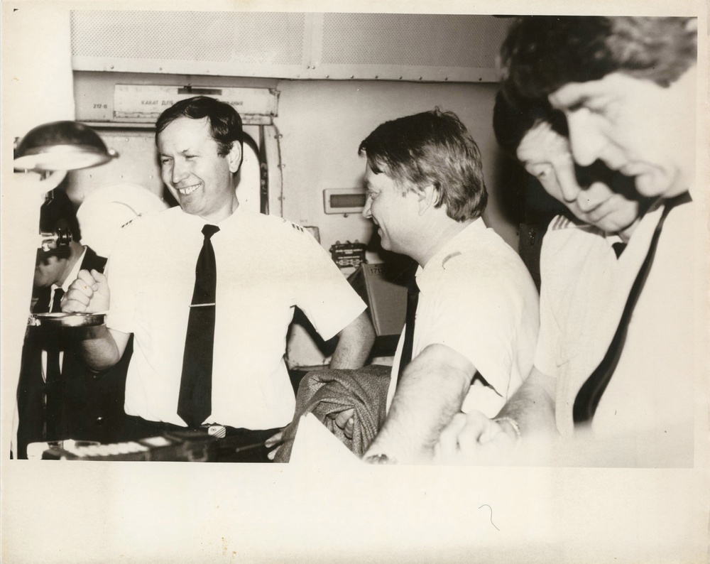 Russian Plane and Pilots