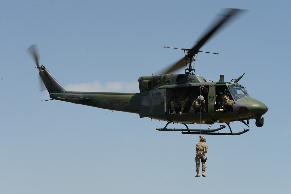 119th Wing members participate in realistic rescue training at Camp Gilbert C. Grafton, N.D.