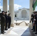 Lt. Gen. Mahmoud Freihat, chief of the general staff, Jordan Army Participates in an Army Full Honors Wreath-Laying Ceremony at the Tomb of the Unknown Soldier