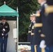 Lt. Gen. Mahmoud Freihat, chief of the general staff, Jordan Army Participates in an Army Full Honors Wreath-Laying Ceremony at the Tomb of the Unknown Soldier