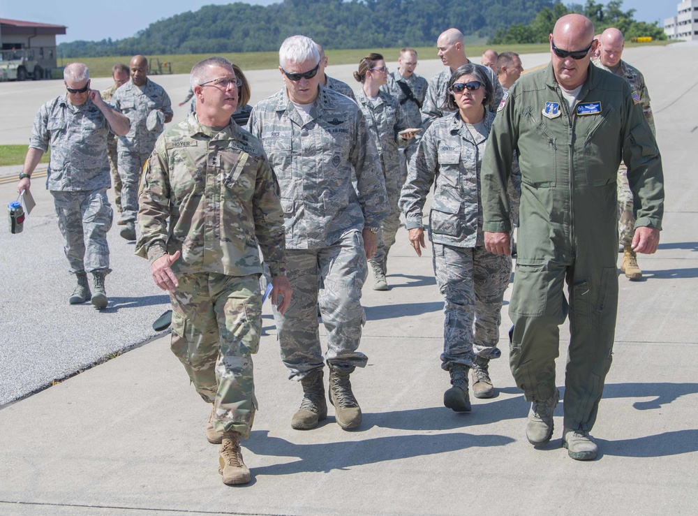 130th Airlift Wing showcases mission to ANG Director, Command Chief