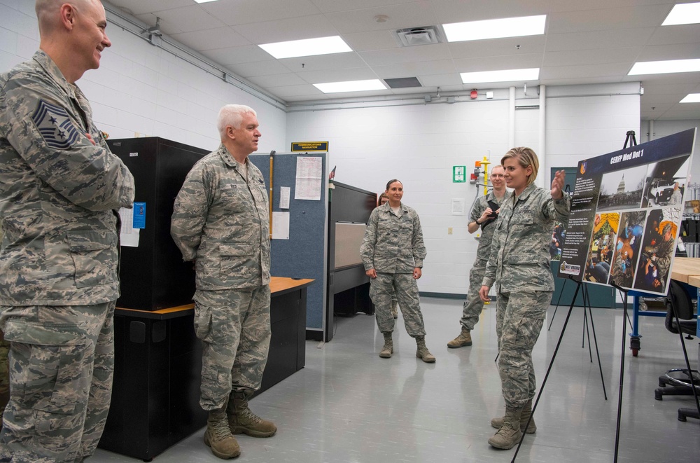 130th Airlift Wing showcases mission to ANG Director, Command Chief