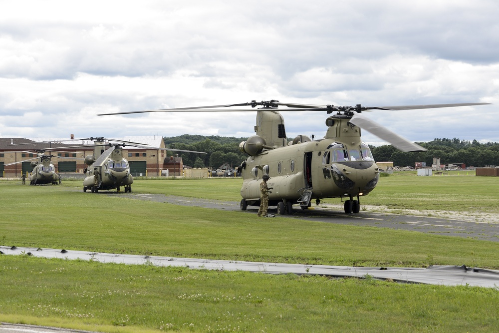 Nebraska Army National Guard Chinooks