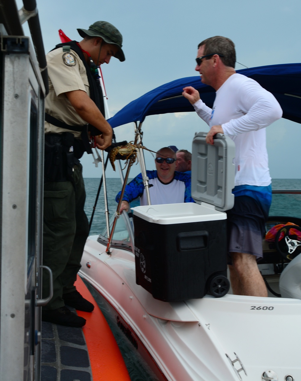 U.S. Coast Guard and FWC conducts safety boarding during 2017 Mini Lobster Season in Key West