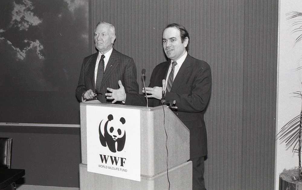 Signing WWF 1989 - Biological Conservation Project