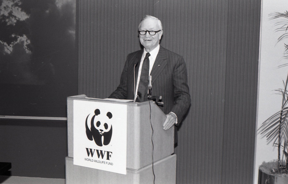 Signing WWF 1989 - Biological Conservation Project