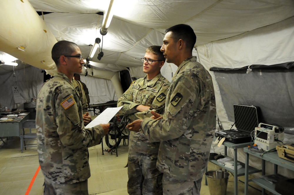 Joint training exercise ensures combat readiness for military medics