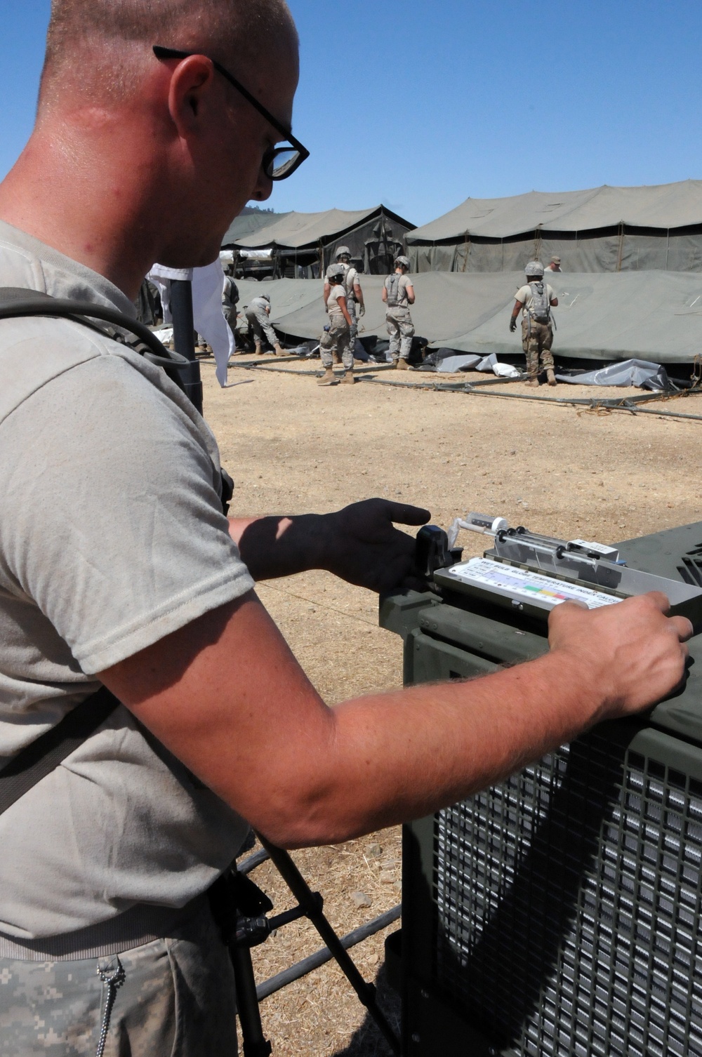 Joint training exercise ensures combat readiness for military medics