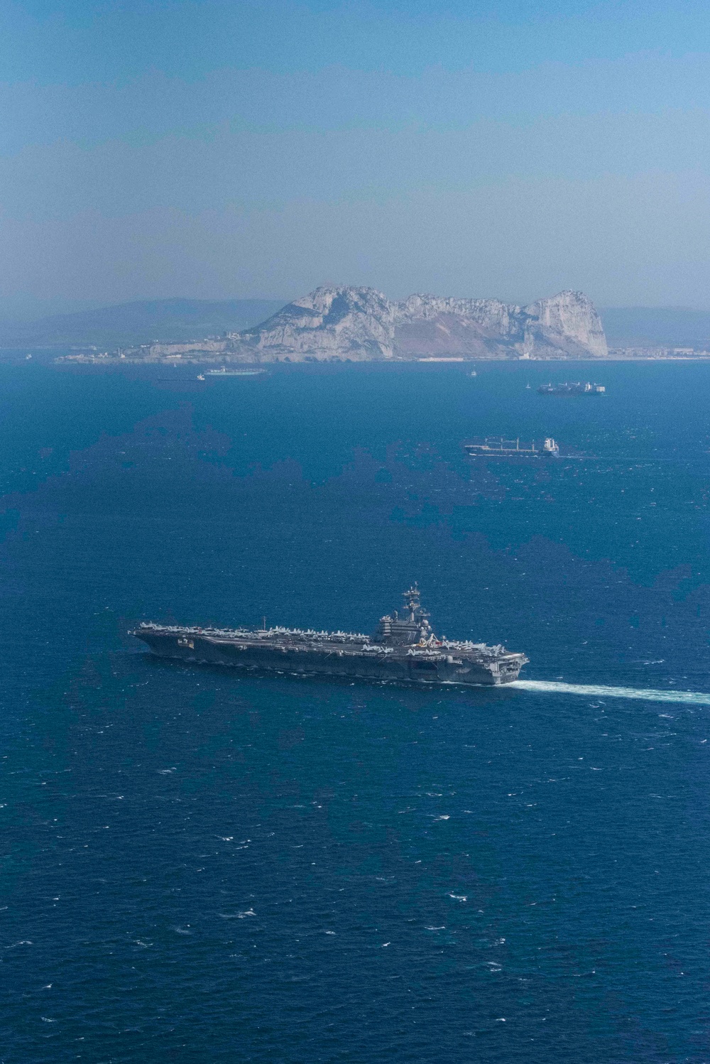 The ship and its carrier strike group are conducting naval operations in the U.S. 6th Fleet area of operations in support of U.S. national security interests in Europe and Africa.