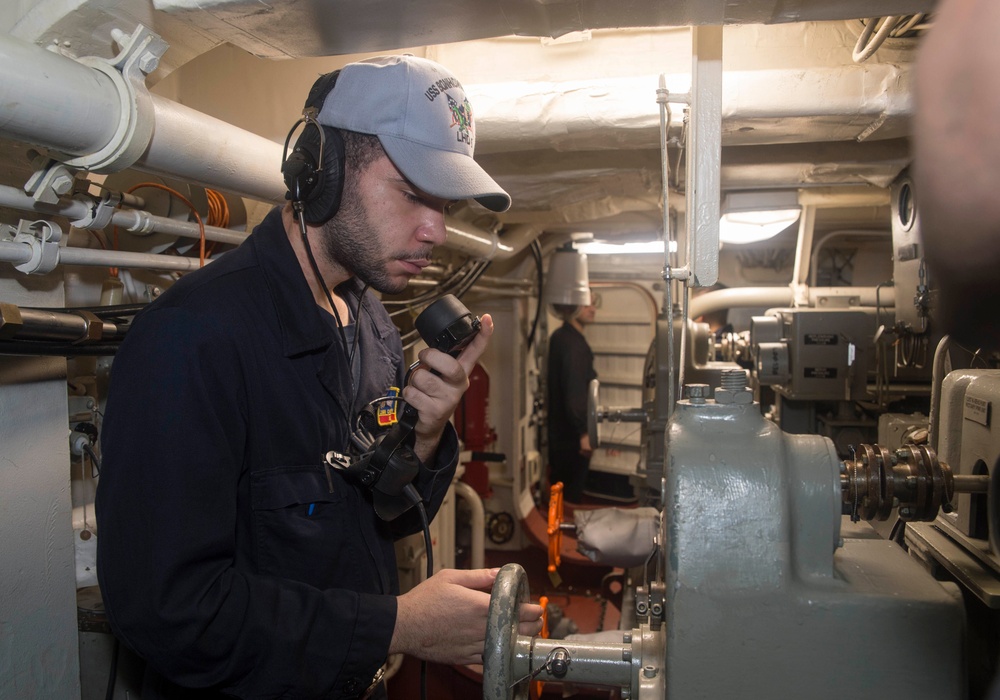 USS Bonhomme Richard loss of steering drill