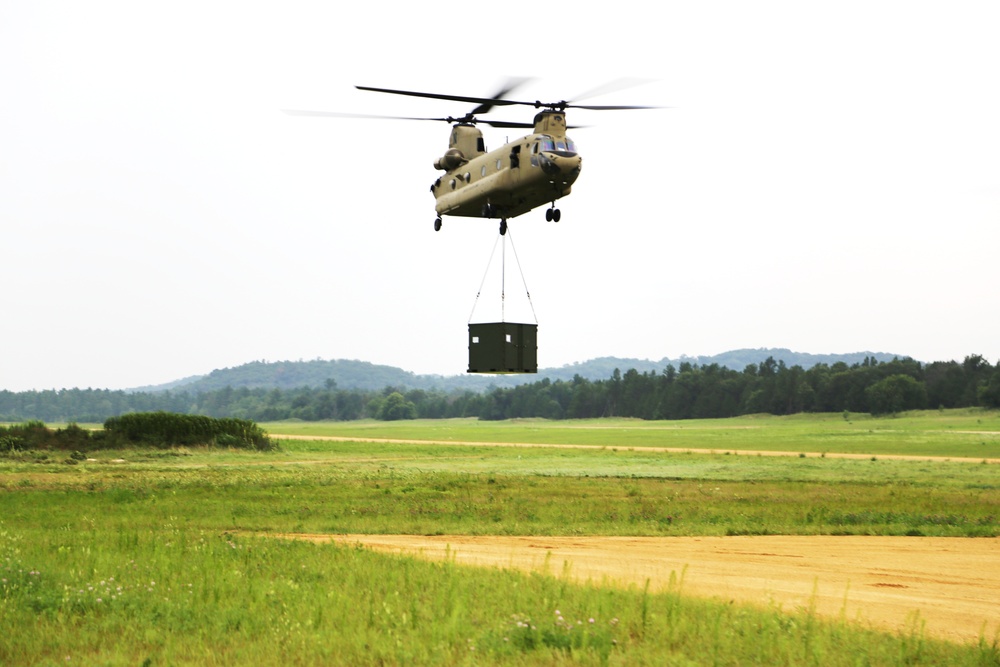 Chinook Ops for Patriot North 2017 Exercise at Fort McCoy