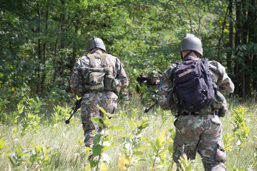 Hungarian and Macedonian SOF discover cache in Black Swan