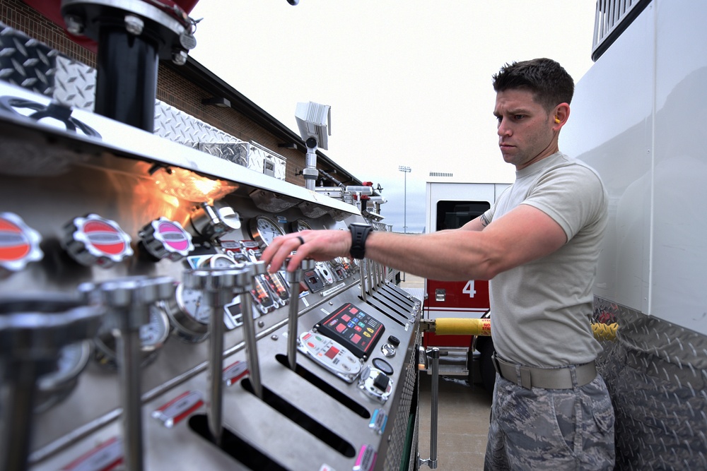 Through fire, flames: What it takes to be Little Rock AFB firefighter