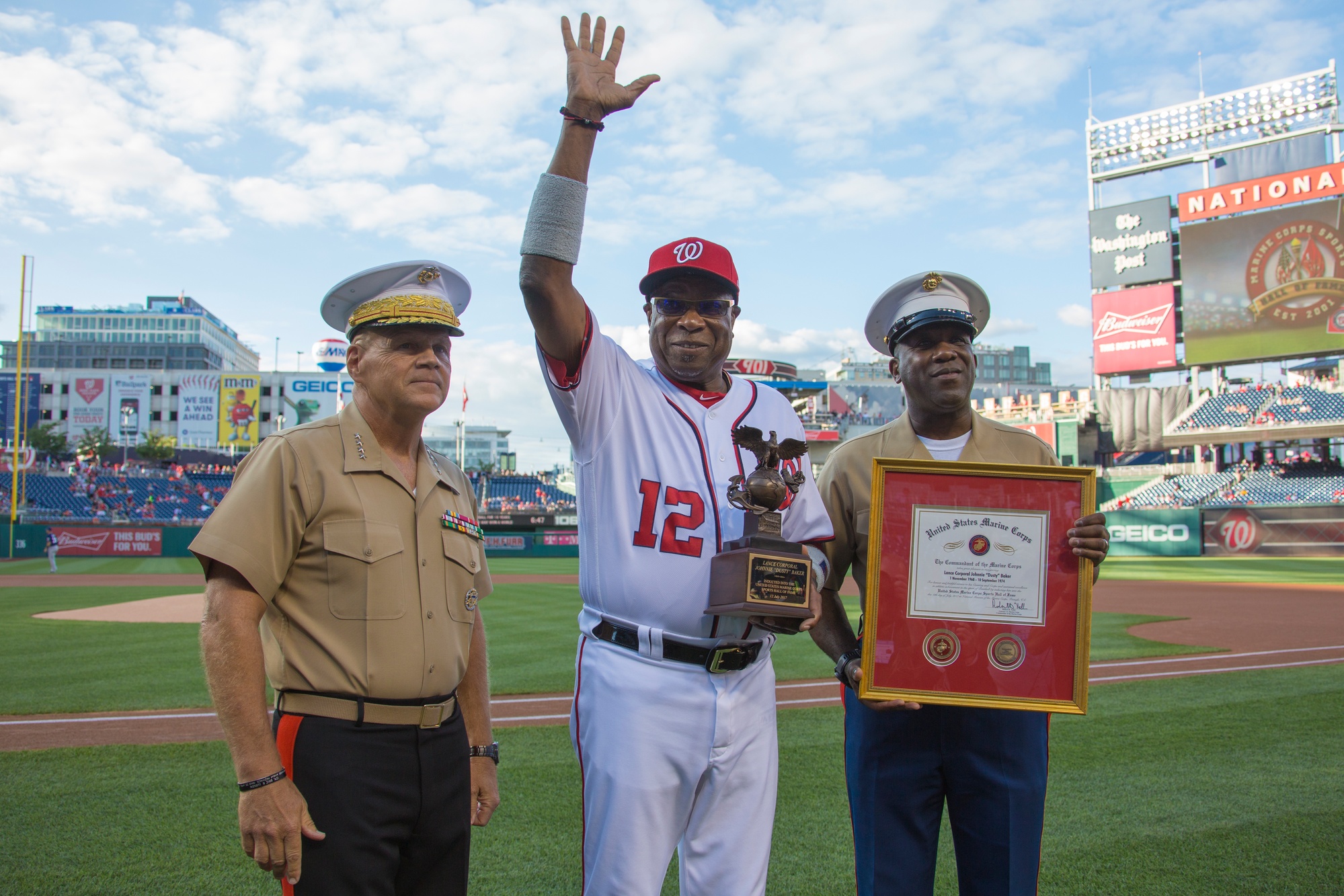 DVIDS - Images - CMC Throws First Pitch at Washington Nationals Game [Image  14 of 16]