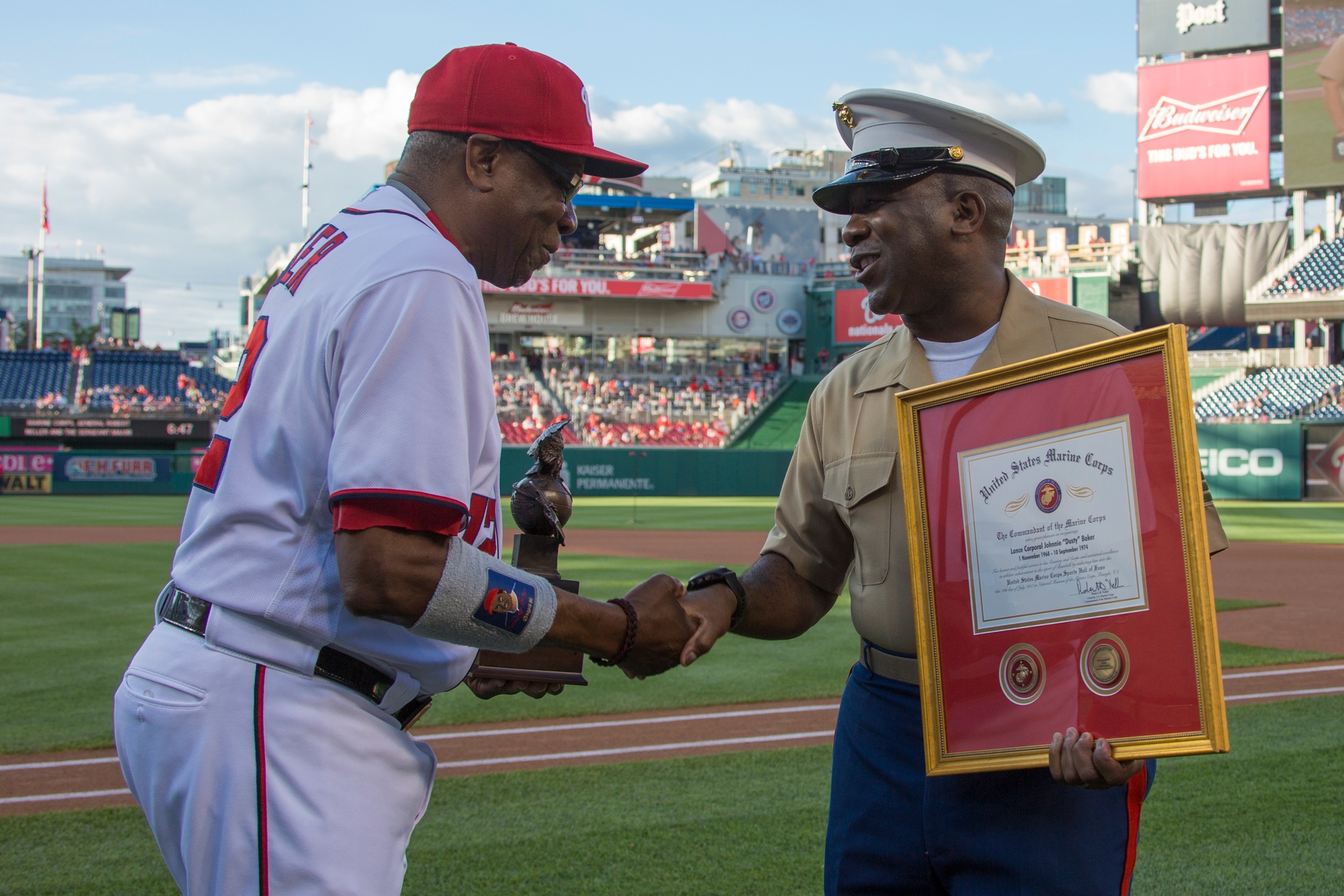 DVIDS - Images - CMC Throws First Pitch at Washington Nationals Game [Image  14 of 16]