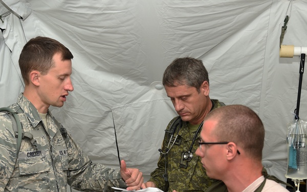 Air and Army Guard medics train with UK, Kosovo