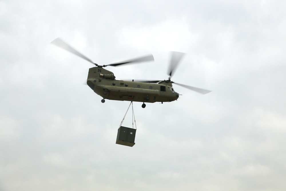 Chinook Ops for Patriot North 2017 Exercise at Fort McCoy