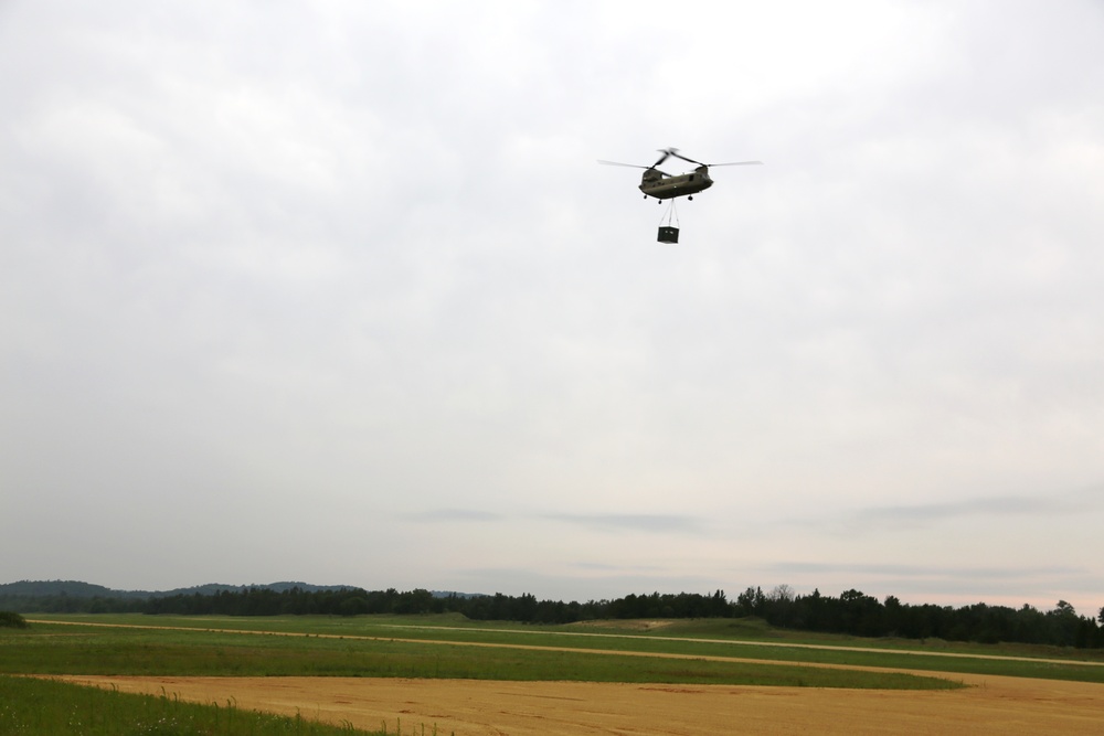 Chinook Ops for Patriot North 2017 Exercise at Fort McCoy