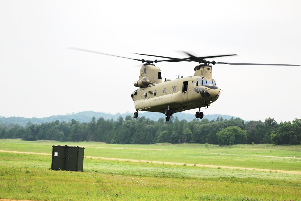 Chinook Ops for Patriot North 2017 Exercise at Fort McCoy